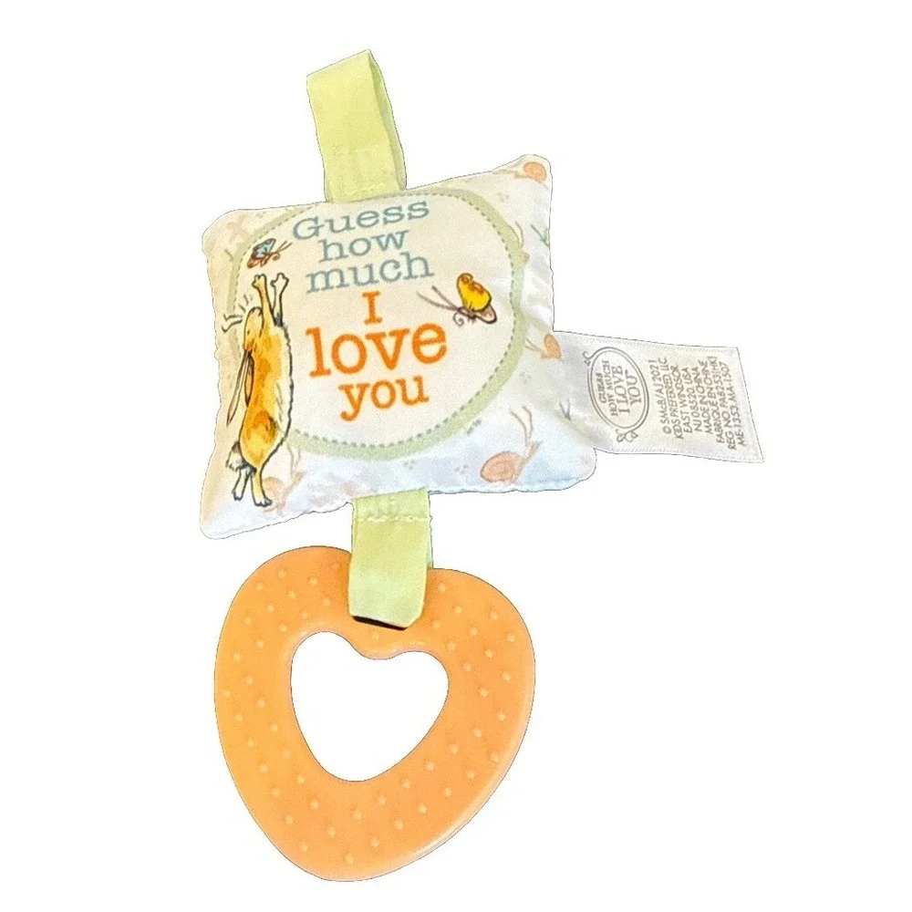 Guess How Much I Love You Gift‎ Set Nutbrown Hare Square Squeaker Soft Baby Book